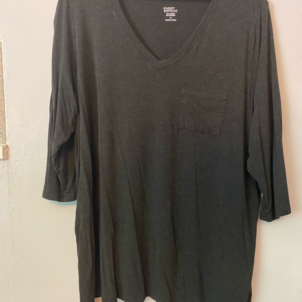 EUC Market and spruce shirt